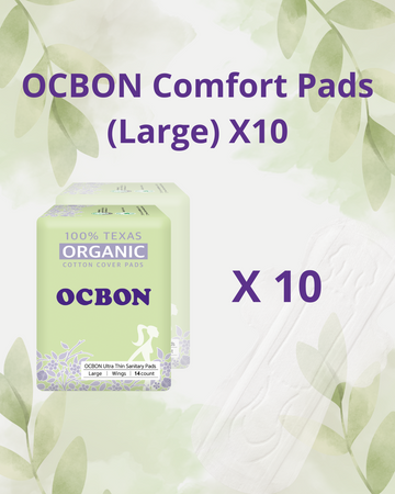 OCBON Comfort Pads (Large, 28 Count) x 10
