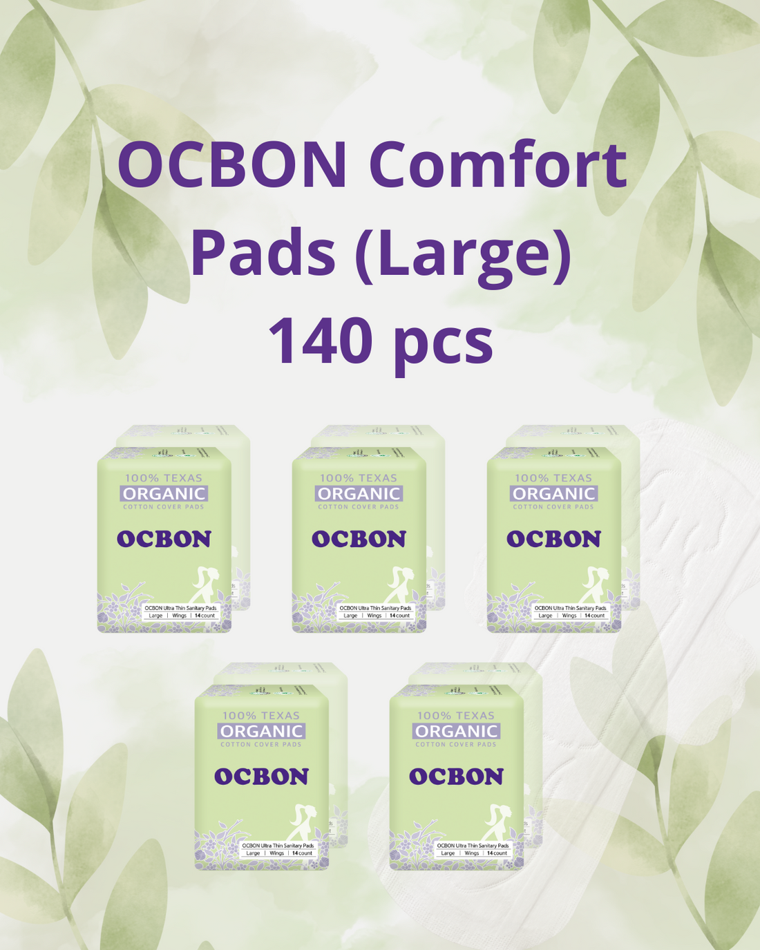 [Flashsale] Comfort Pads (Large, 28 Count) x 5