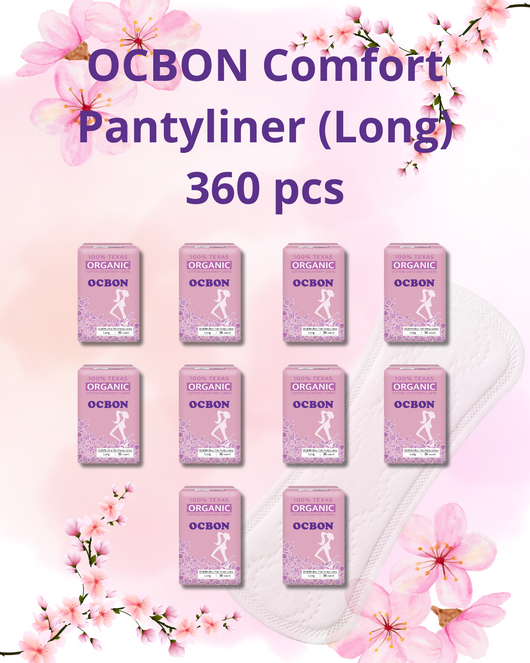 [Flashsale] OCBON Comfort Pantyliners (Long, 36 Count) x 10