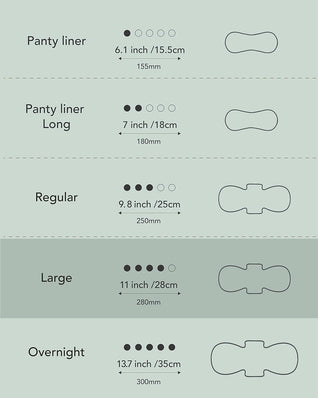 Organic Cotton Large Pads